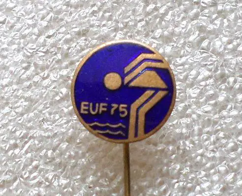 Эстонская федерация плавания. 75 лет. Эстония. тяжелый, горячая эмаль 1