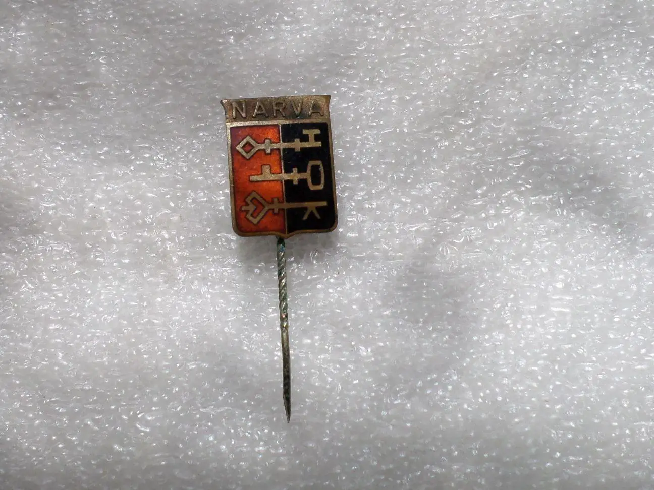 Нарва Эстонской ССР. ЭССР. Эстония. тяжелый, эмали разноцвет 1