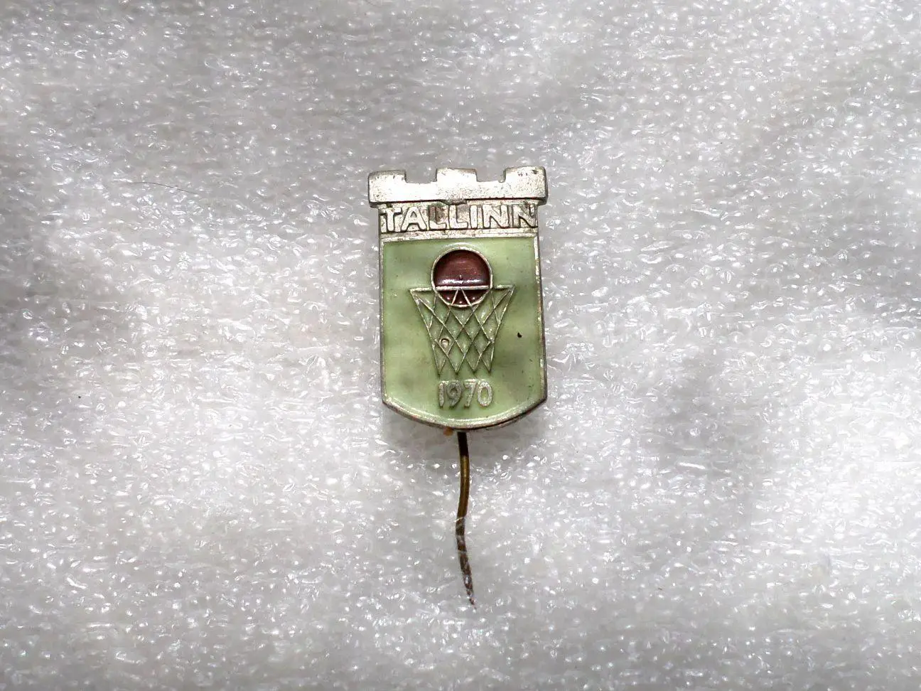 Таллинн. Баскетбол. Чемпионат 1970 год. ЭССР, Эстония. тяжелый, холодная эмаль 1