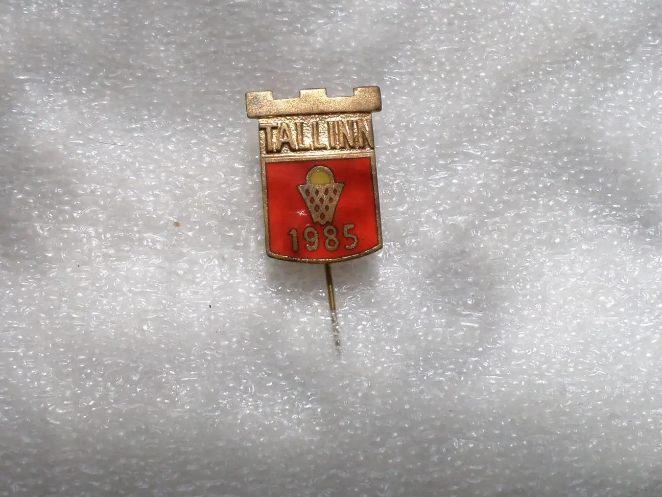 Таллинн. Баскетбол. Чемпионат 1985 год. ЭССР, Эстония. тяжелый, эмали 1