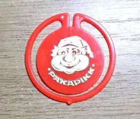 P?KAPIKK. Пякапикк. Эстонский Новогодний гномик. (красный). завод Экопласт.