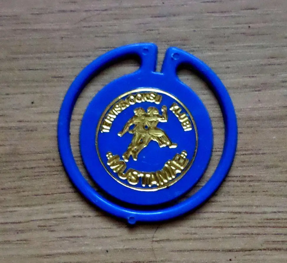 Mustam?e. Клуб любителей бега. Таллинн. (синий). Изготовлен - завод Экопласт Э