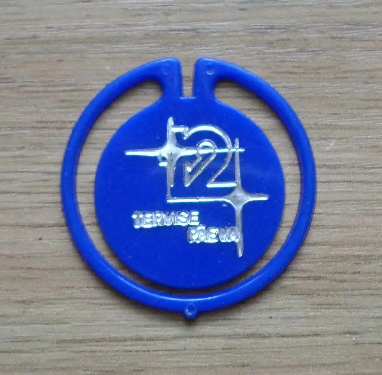 День здоровья. 12 фестиваль. Изготовлен - завод Экопласт Эстония. (синий). - 2