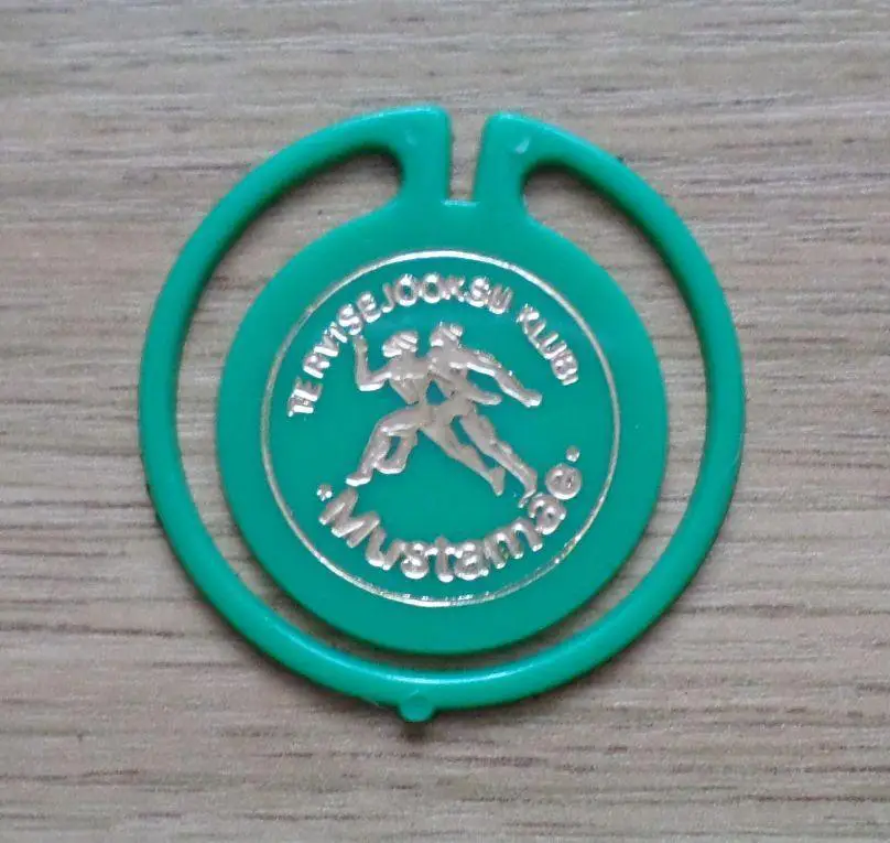 Mustam?e. Клуб любителей бега. Таллинн. (зеленый). Изготовлен - завод Экопласт