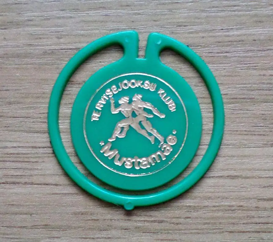 Mustam?e. Клуб любителей бега. Таллинн. (зеленый). Изготовлен - завод Экопласт 1