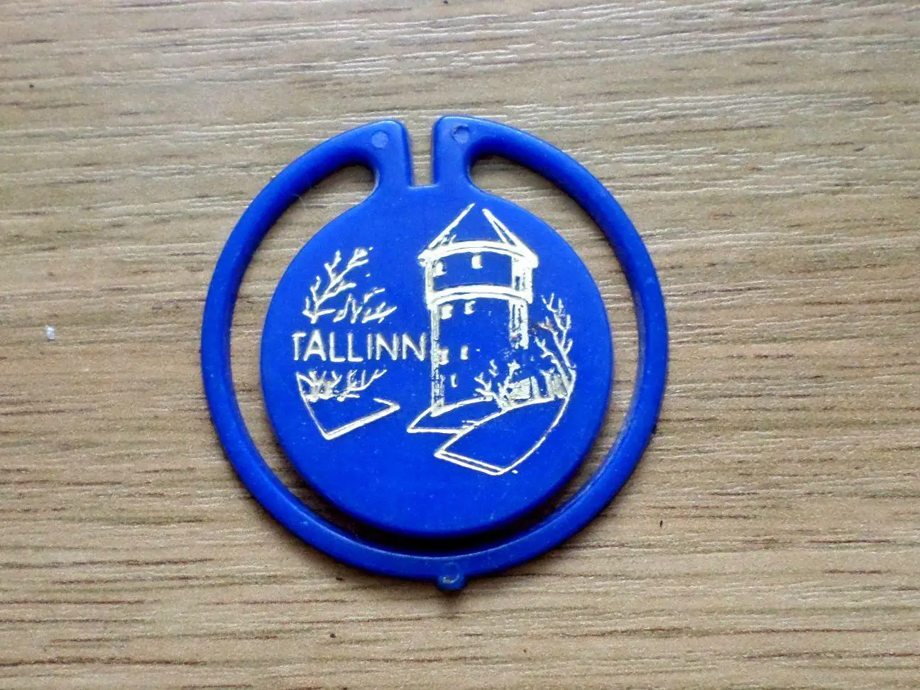 Башня Толстая Маргарита. Таллинн. Изготовлен - завод Экопласт Эстония. (синий).