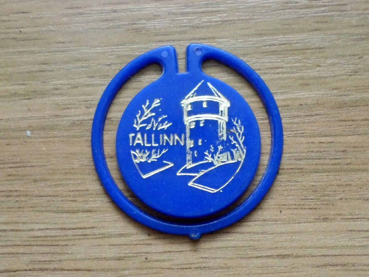 Башня Толстая Маргарита. Таллинн. Изготовлен - завод Экопласт Эстония. (синий). 1