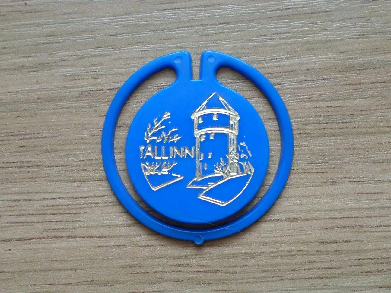 Башня Толстая Маргарита. Таллинн. Изготовлен - завод Экопласт Эстония. (голубой) 1