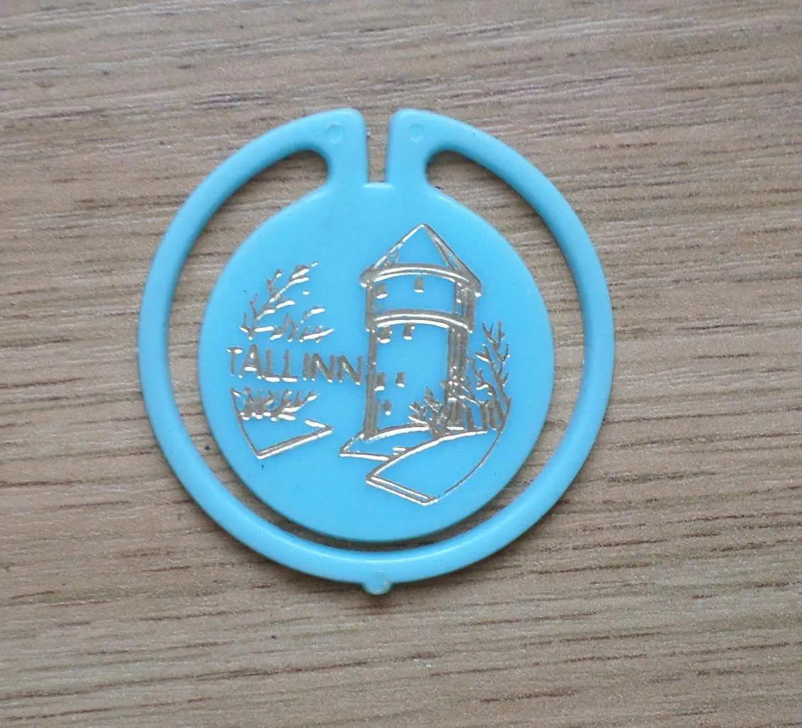 Башня Толстая Маргарита. Таллинн. Изготовлен - завод Экопласт Эстония бирюзовый