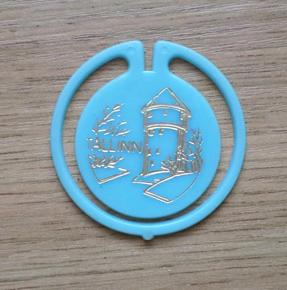 Башня Толстая Маргарита. Таллинн. Изготовлен - завод Экопласт Эстония бирюзовый 1