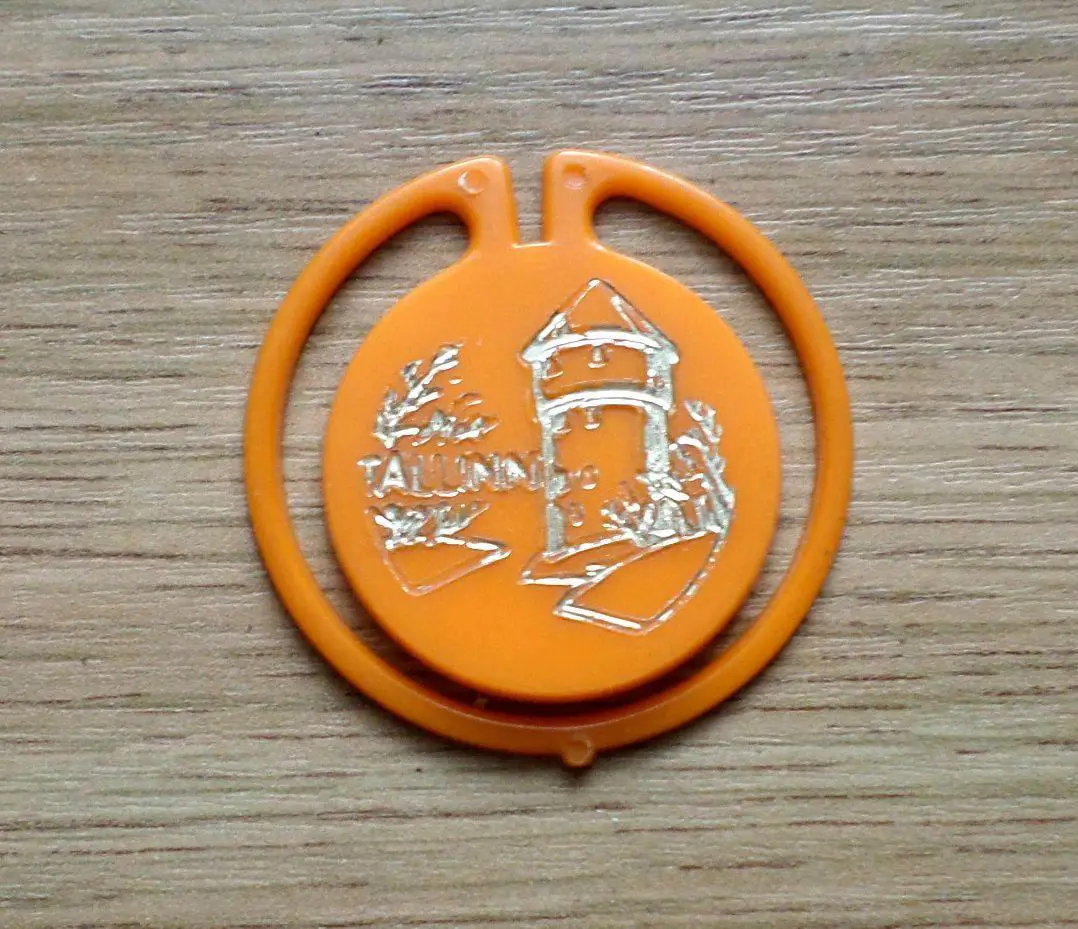 Таллин. Башня Толстая Маргарита. Пластик. Эстония. (оранжевый)