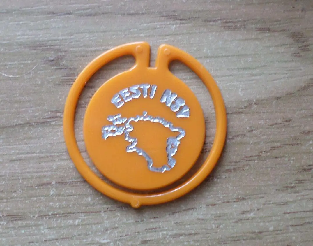 Эстонская ССР. Таллинн. . Изготовлен - завод Экопласт Эстония. 1