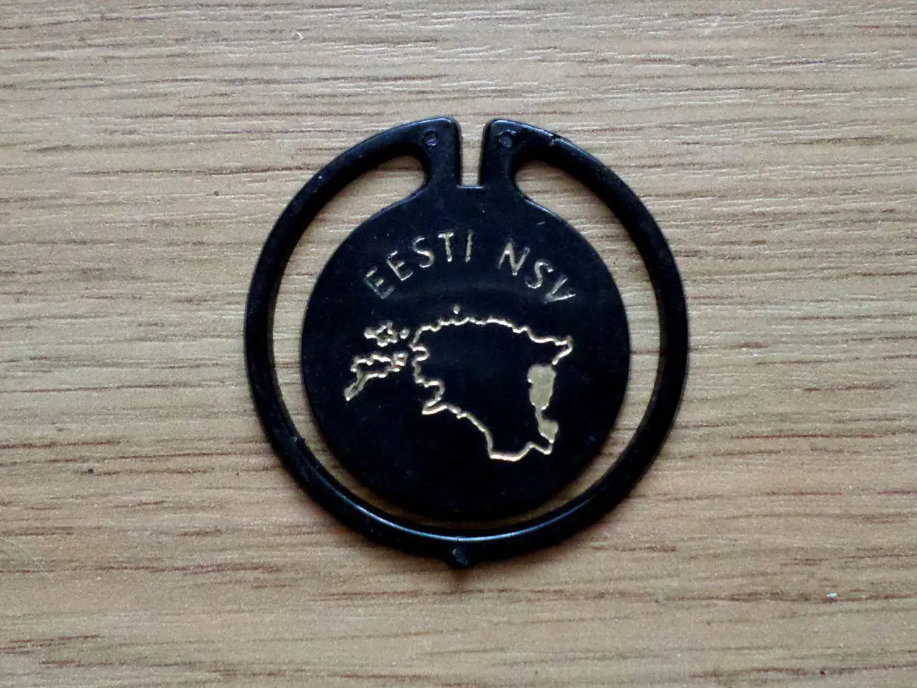 Эстонская ССР. Таллинн. . Изготовлен - завод Экопласт Эстония. черный 1