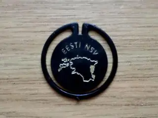 Эстонская ССР. Таллинн. . Изготовлен - завод Экопласт Эстония. черный