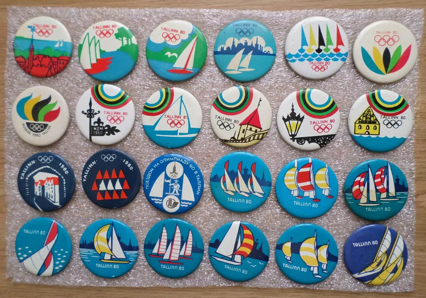 Олимпиада - 80 Таллинн. Регата. 42 мм «Норма» Norma металл. СССР. Эстония. №4.