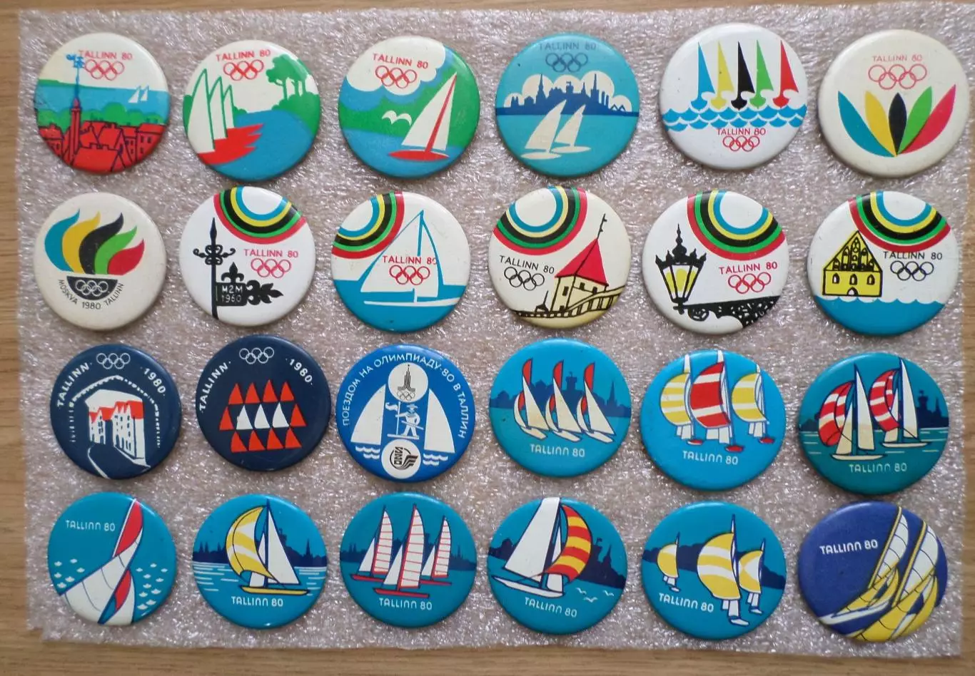 Олимпиада - 80 Таллинн. Регата. 42 мм «Норма» Norma металл. СССР. Эстония. №4. 1