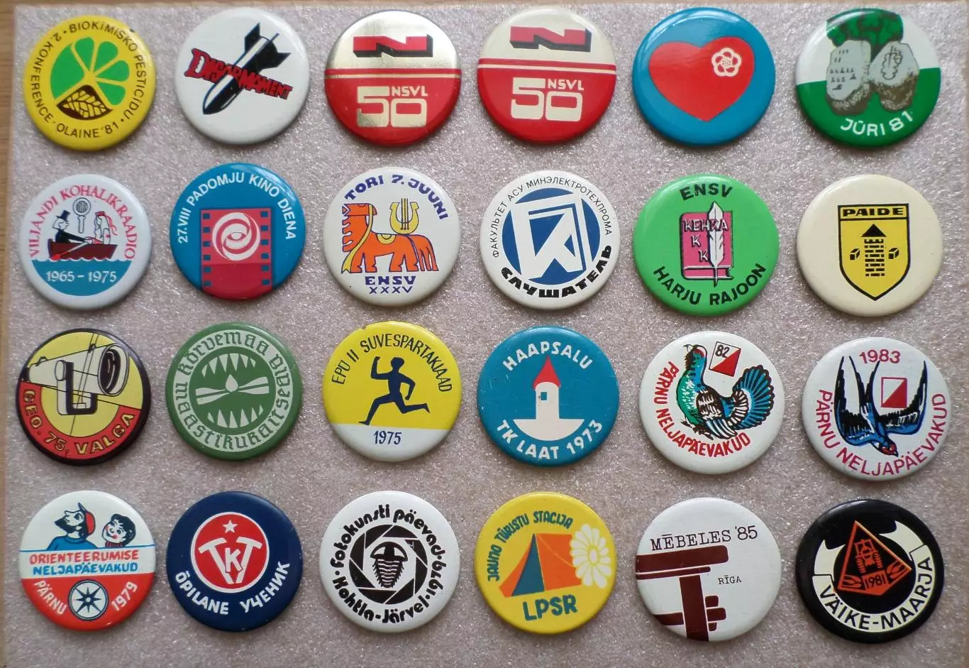 Знаки. 42 мм «Норма» Norma металл. СССР. Эстония. №5.