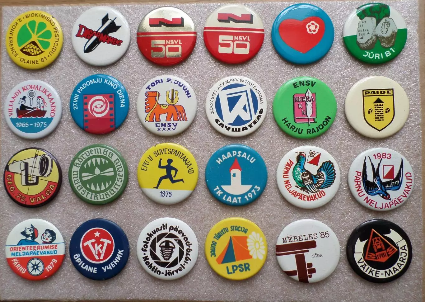 Знаки. 42 мм «Норма» Norma металл. СССР. Эстония. №5. 1