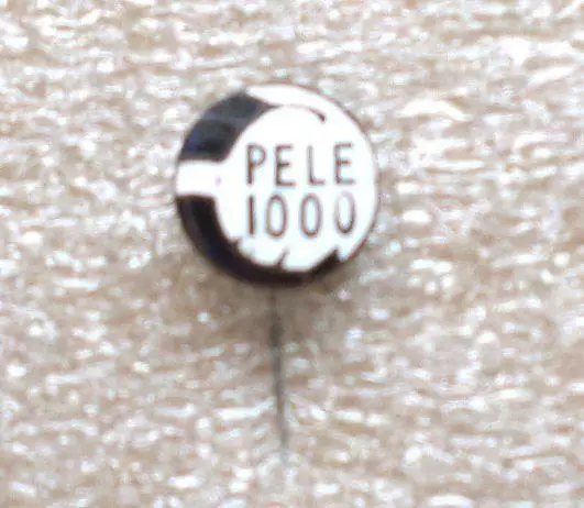 Футбол. Пеле. 1000 забитых мячей. Эстония. тяжелый,горячая эмаль. 1969 год 2