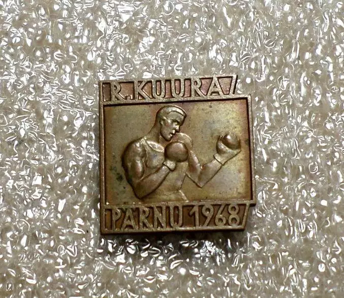 Бокс. Спорт. Турнир R. Kuura. Parnu 1968 год. Пярну Эстония. тяжелый, редкий