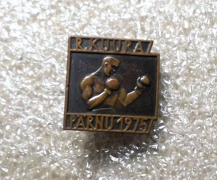 Бокс. Спорт. Турнир R. Kuura. Parnu 1975 год. Пярну Эстония. тяжелый, редкий