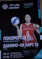 Локомотив (Калининградская обл.) - Динамо - АК-Барс (Казань) 08.11.2023