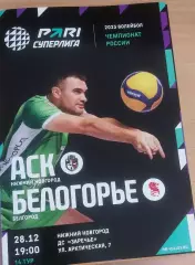 АСА (Н.Н.) - Белогорье (Белгород) 14 тур. 28.12.2022