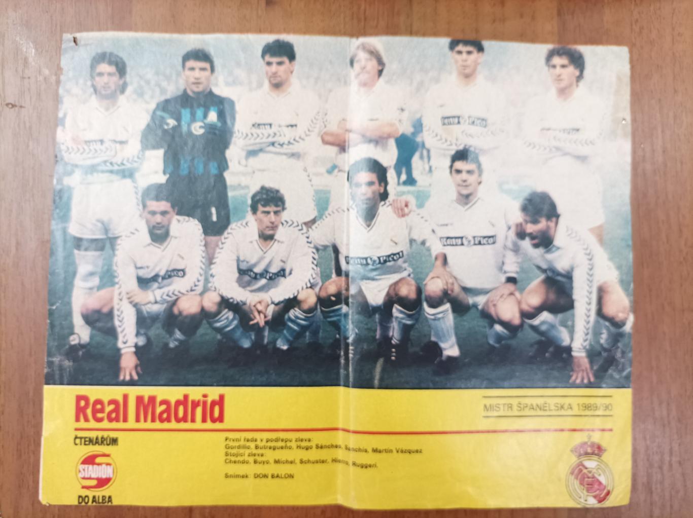 плакат из журнала Стадион Реал Мадрид
