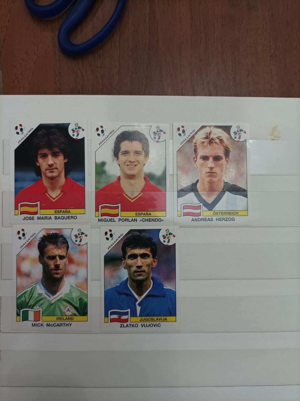panini 1990 чемпионат мира
