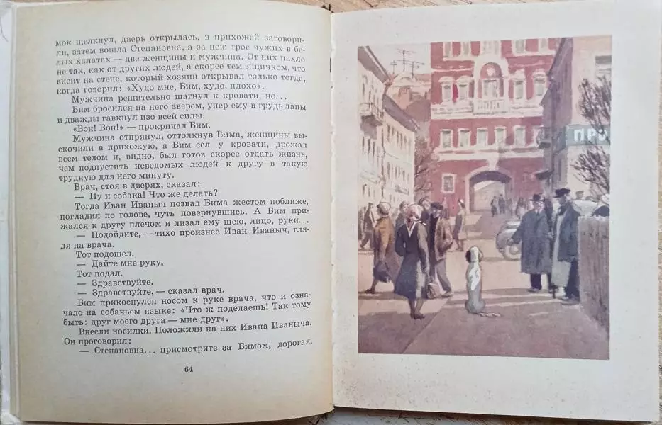 собака сеттер тихонов кино Гавриил Троепольский.	Белый Бим Черное ухо. Повесть. 1