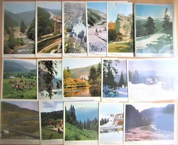 «Краєвиди України: Карпати». Випуск II. Комплект листівок.