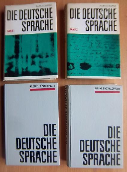 Kleine Enzyklopadie. Die deutsche Sprache. Band 1, 2