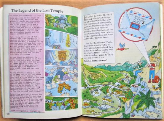 The Second Usborne Book of Puzzle Adventures. Three adventure stories with puzzles to solve. 2