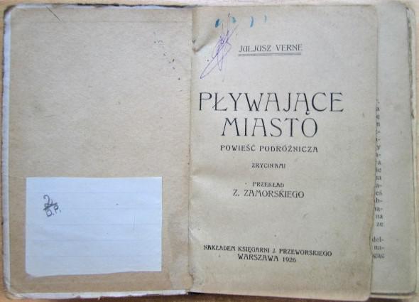 Verne Juliusz Plywajace miasto. 1