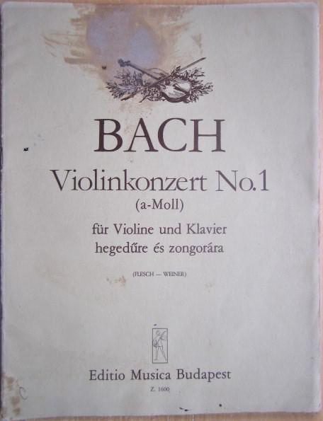 Violinkonzert № 1 (a-Moll). Fur Violine und Klavier hegedure es zongorara.