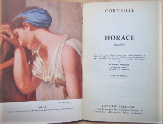 Corneille/ Корнель Horace./ Гораций. 1