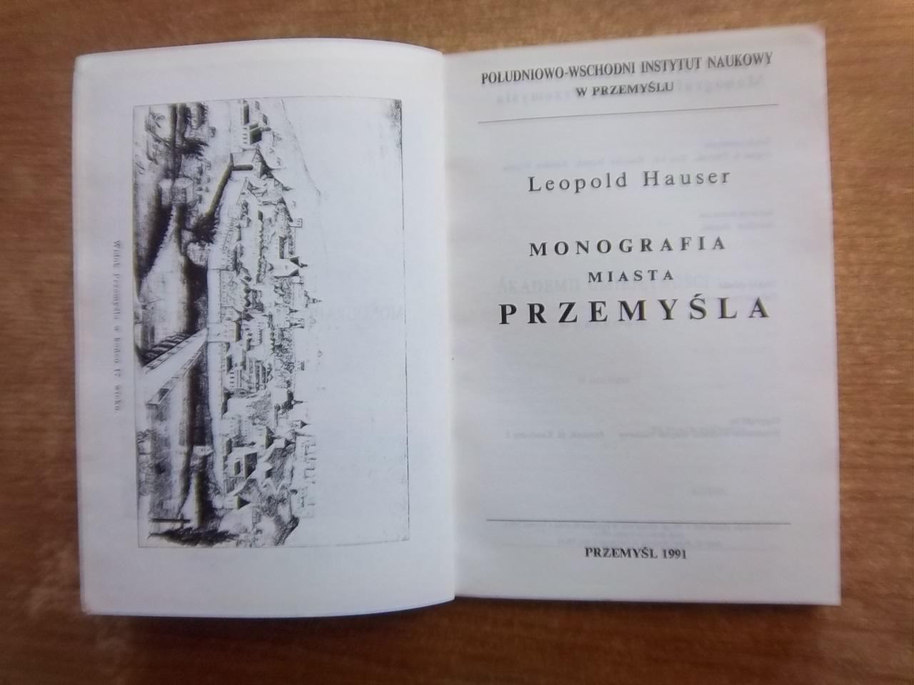 Hauser L.	Monografia miasta Przemysla. 2