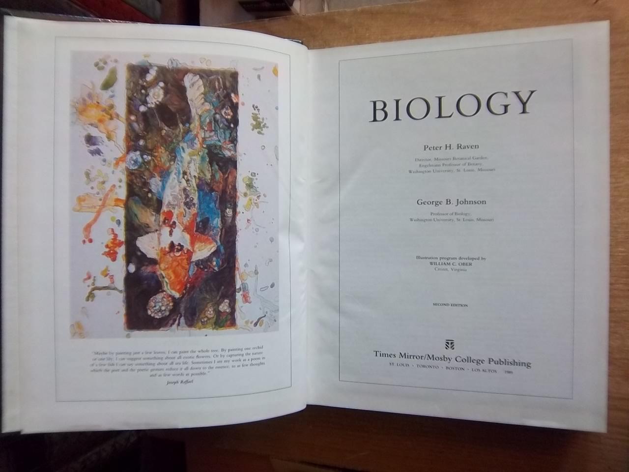 Reven Johnson.	Biology. Second edition. 1