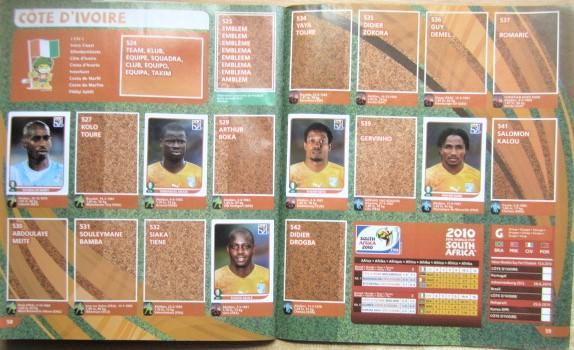 SOUTH AFRICA 2010: FIFA WORLD CUP. Official licensed sticker album. 6