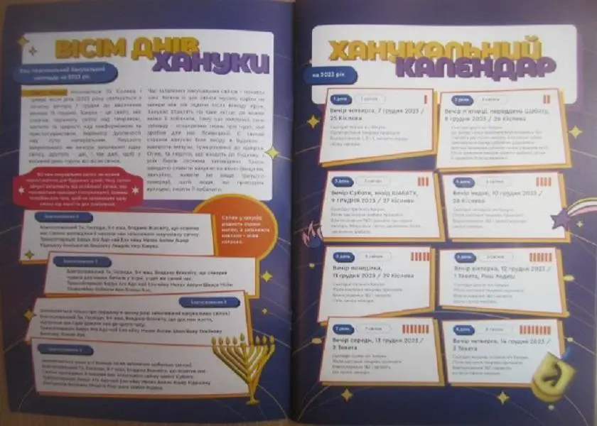 Ханукальний журнал.Версія для батьків. Дитяча частина. 1