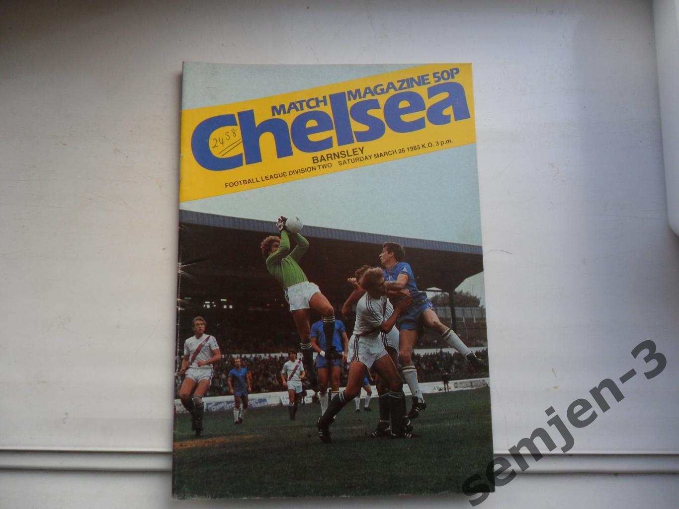 CHELSEA - BARNSLEY, 26.03.1983