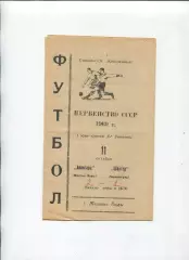 Програма Авангард Жовті Води - Шахтар Червоноград/Шептицький - 11.10.1969