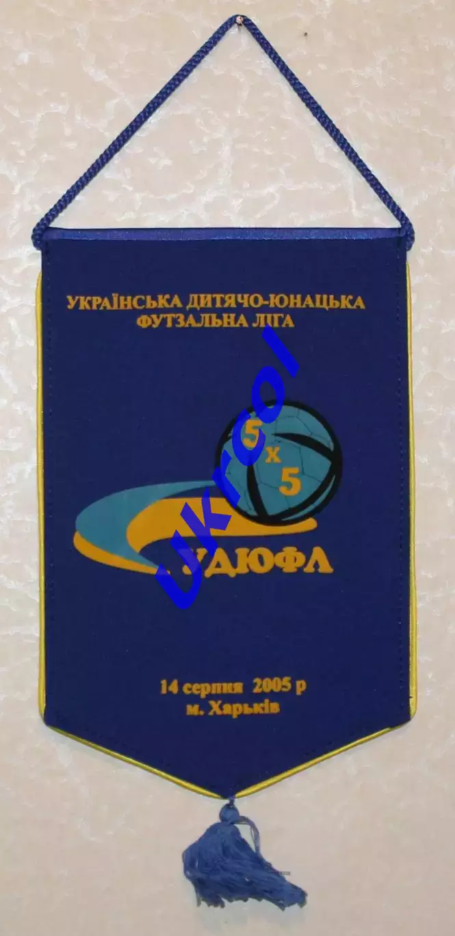 Вимпел Українська дитячо-юнацька футзальна ліга, Харків, 14.08.2005, 16х25 см
