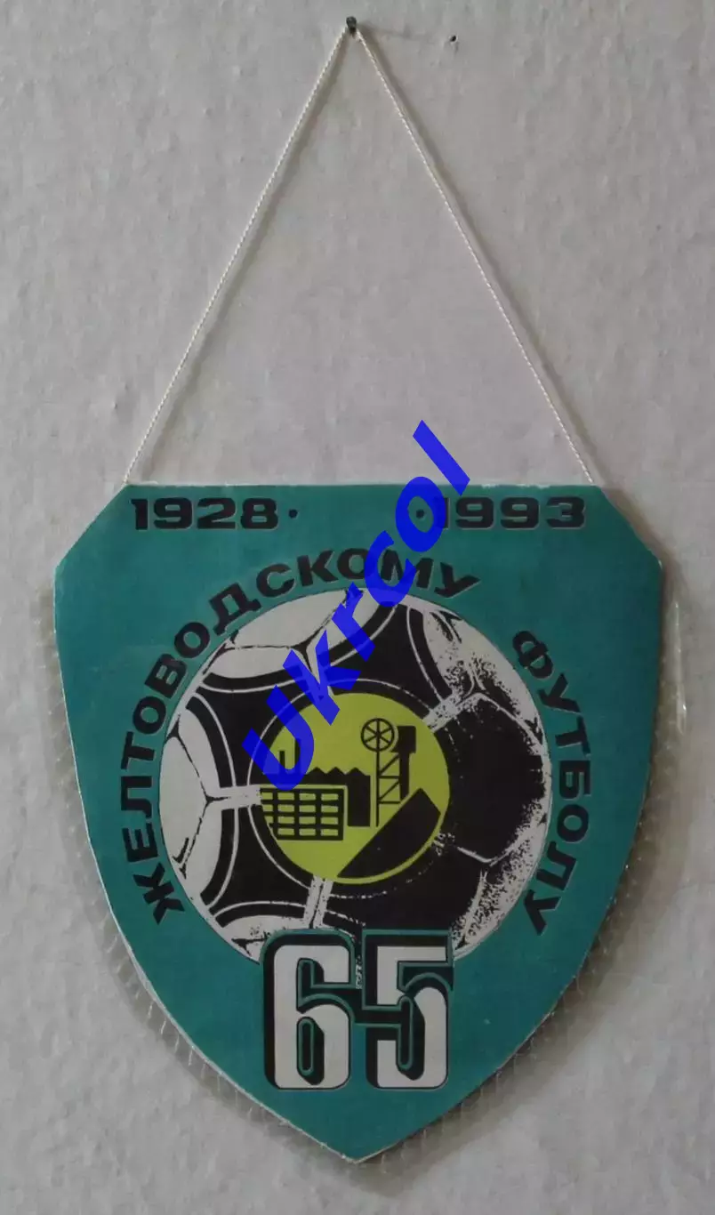 Вимпел Авангард Жовті Води - чемпіон УРСР 1959, 1966, 19х20 см 1