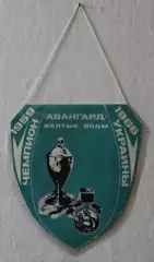Вимпел Авангард Жовті Води - чемпіон УРСР 1959, 1966, 19х20 см