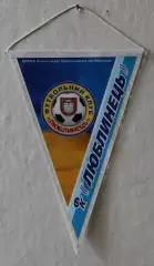 Вимпел ФК Люблинець Волинська область, 14х21 см