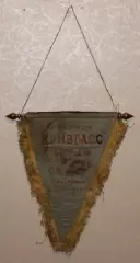 Вимпел СКЧФ Севастополь - Кривбас Кривий Ріг - 02.05.1966, капітанський,32х33 см