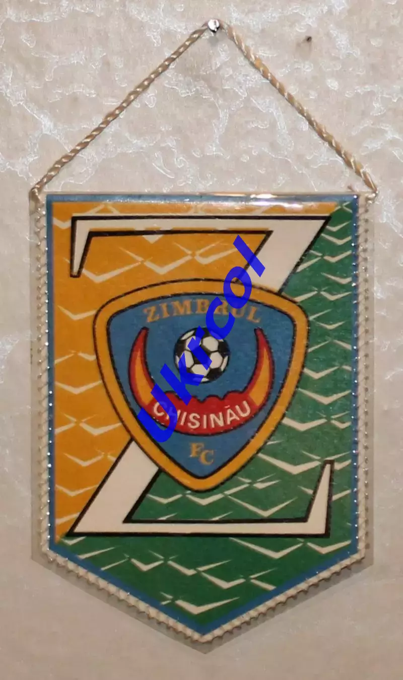 Вимпел Зімбру Кишинів, 10х19 см