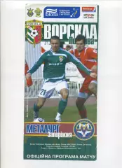 Програма Ворскла Полтава - Металург Запоріжжя - 06.04.2008