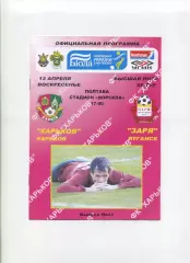 Програма ФК Харків - Зоря Луганськ - 13.04.2008